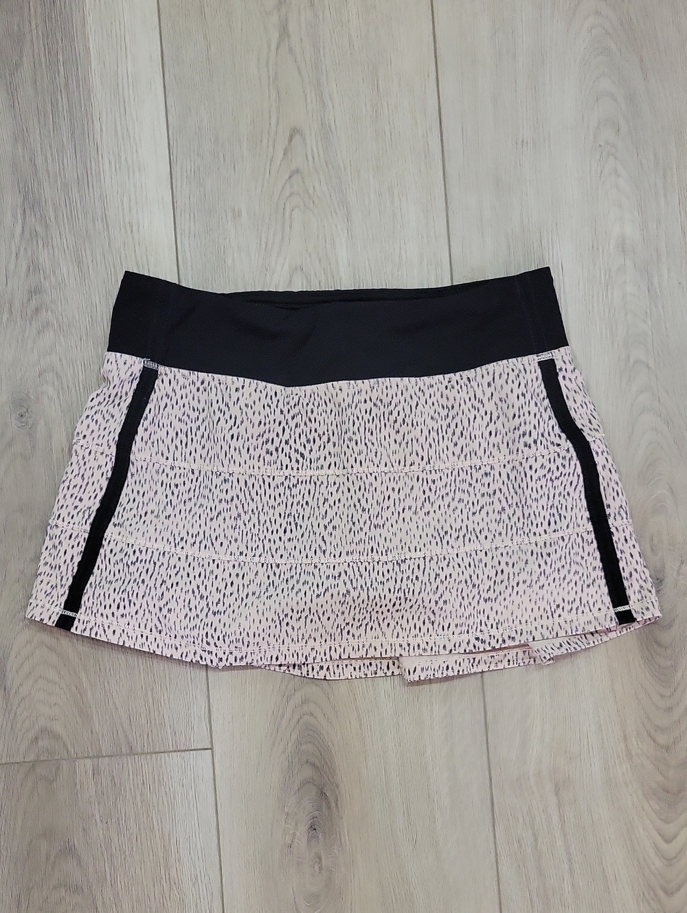 lululemon athletica Pink Printed Skirt with Black Waistband